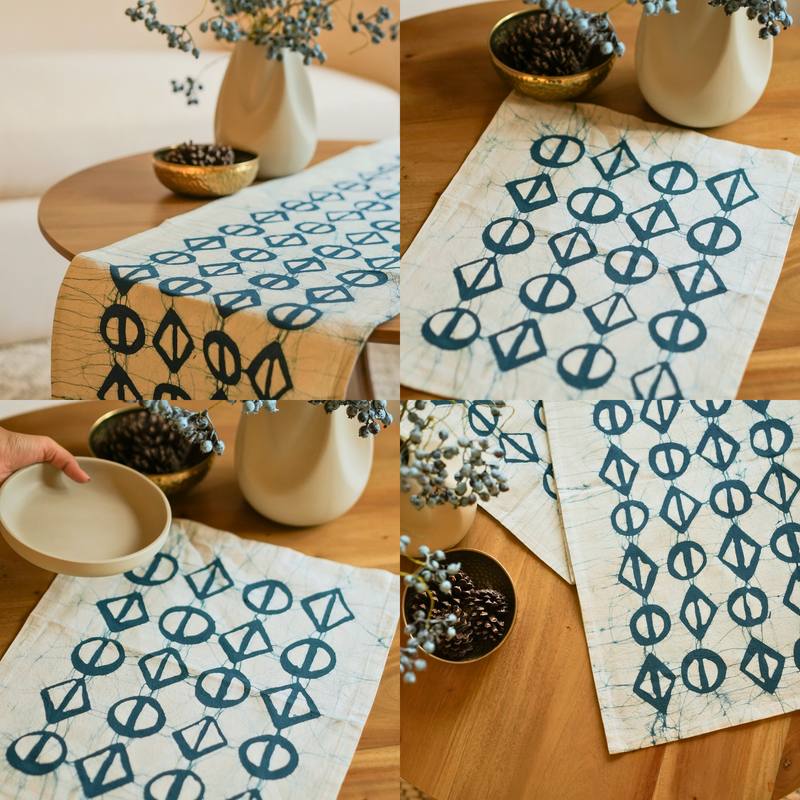 Four Thrigona Placemats and One Short Thrigona Runner Bundle