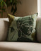 Apsara Batik Throw Pillow