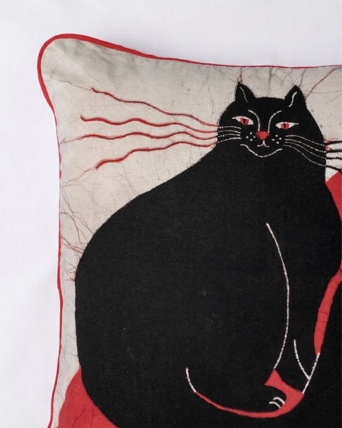 A Tail Order Batik Throw Pillow