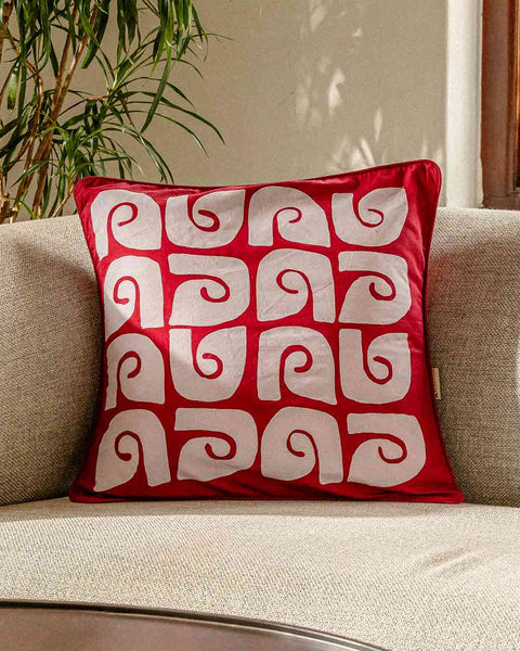 Kombuwa Batik Throw Pillow