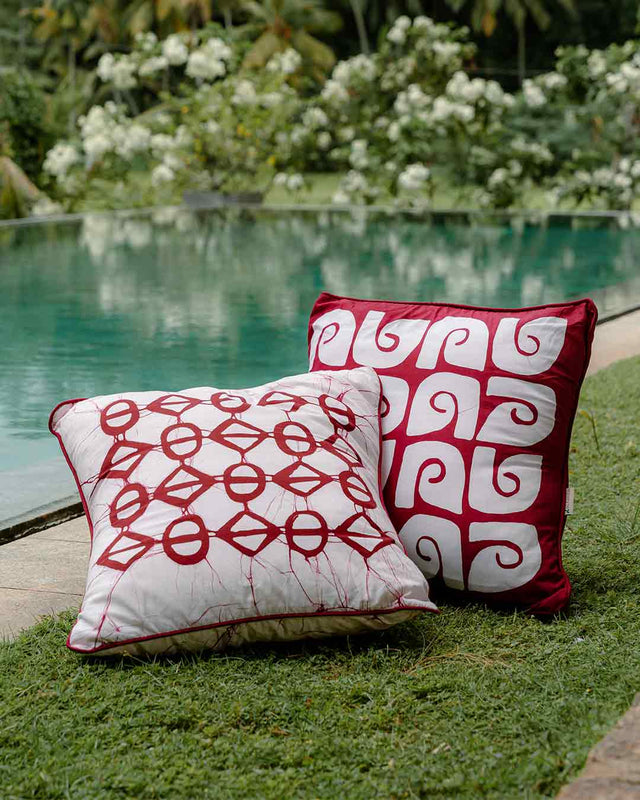 Thrigona Batik Throw Pillow