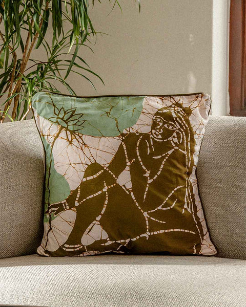 Naari Batik Throw Pillow