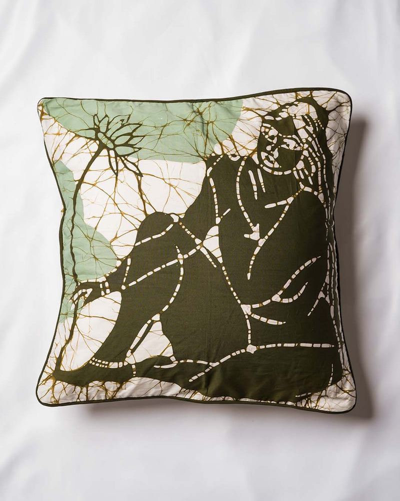 Naari Batik Throw Pillow