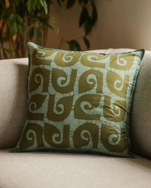 Kombuwa Batik Throw Pillow