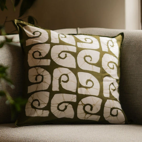 Kombuwa Batik Throw Pillow