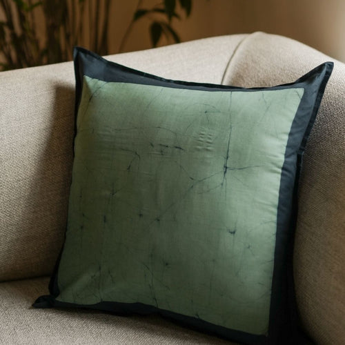 Modern Mudra Batik Throw Pillow