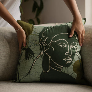 Apsara Throw Pillow - 18