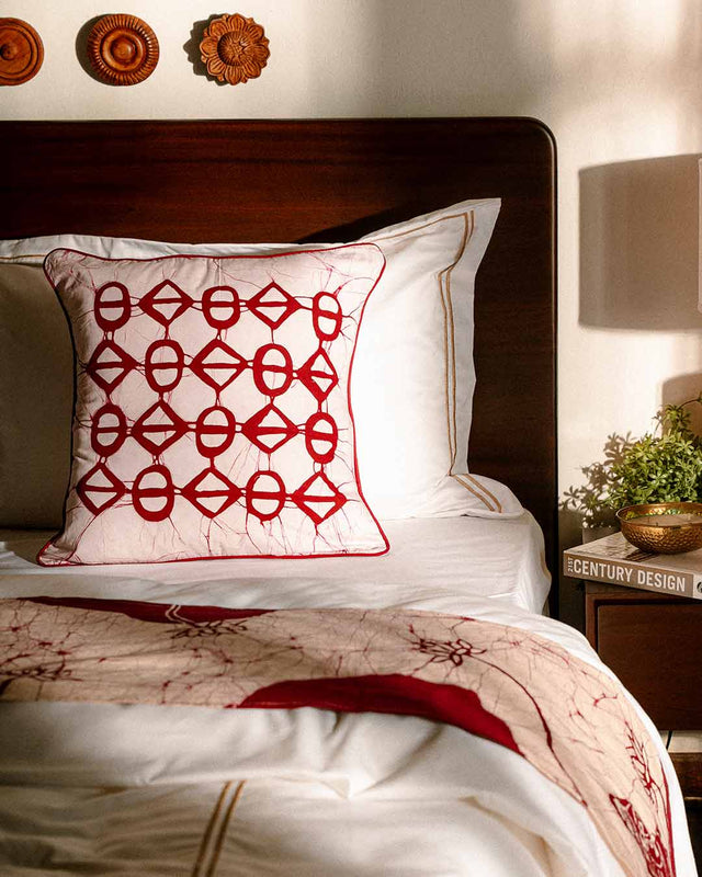 Thrigona Batik Throw Pillow